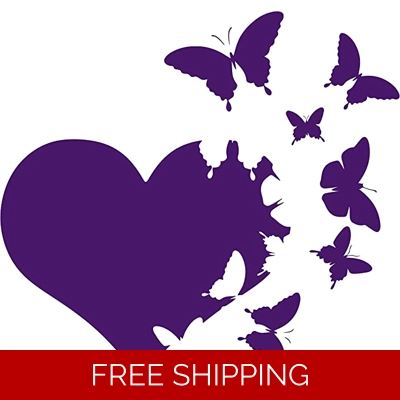 Butterfly butterflies heart animal Die Cut Vinyl Decal sticker Butterfly butterflies heart animal Die Cut Vinyl Decal sticker